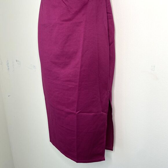 NEW Anthropologie Lulumari Strapless Tie Bow Dress Women's Medium Retro Hoco - Picture 11 of 12